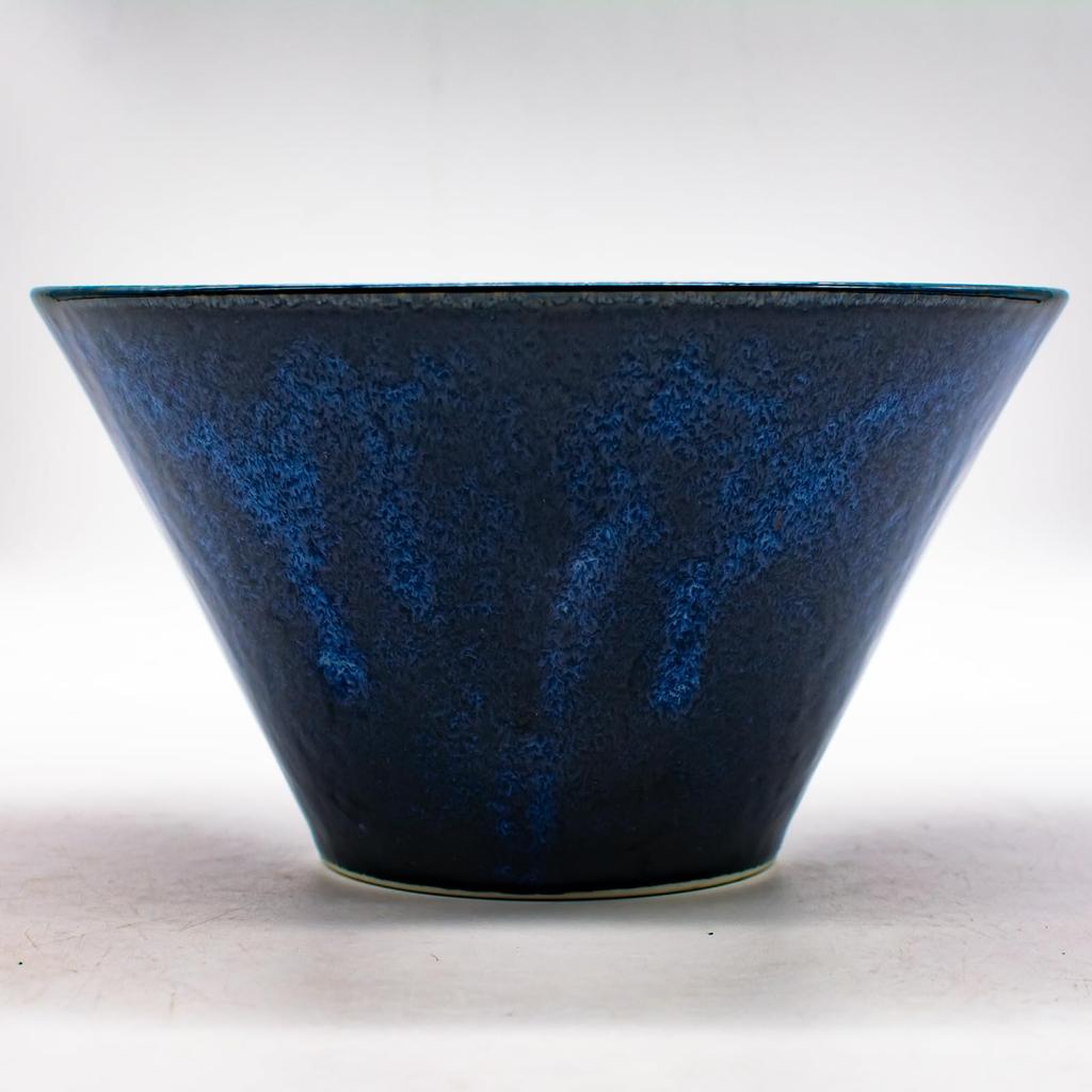 Aito Manufacturing Tableware Dishwasher Microwave Ramen Diameter Approximately 17cm x Depth Minoyaki Stylish Set of Blue Made in Japan "Natural Color"