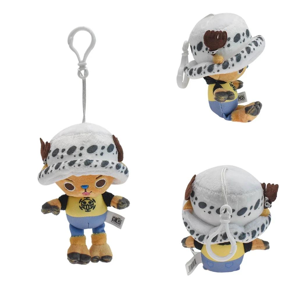 One Piece Original Plush Pendant Doll Luffy Toy Tony Anime Keychain Soft Stuffed Backpack Ornaments Toy 12cm