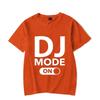 Футболка свободного кроя, летняя, для мужчин и женщин, с принтом Dj Mode, светящиеся футболки в стиле хип-хоп, с коротким рукавом, Harajuku DJ, светящаяся футболка для мужчин
