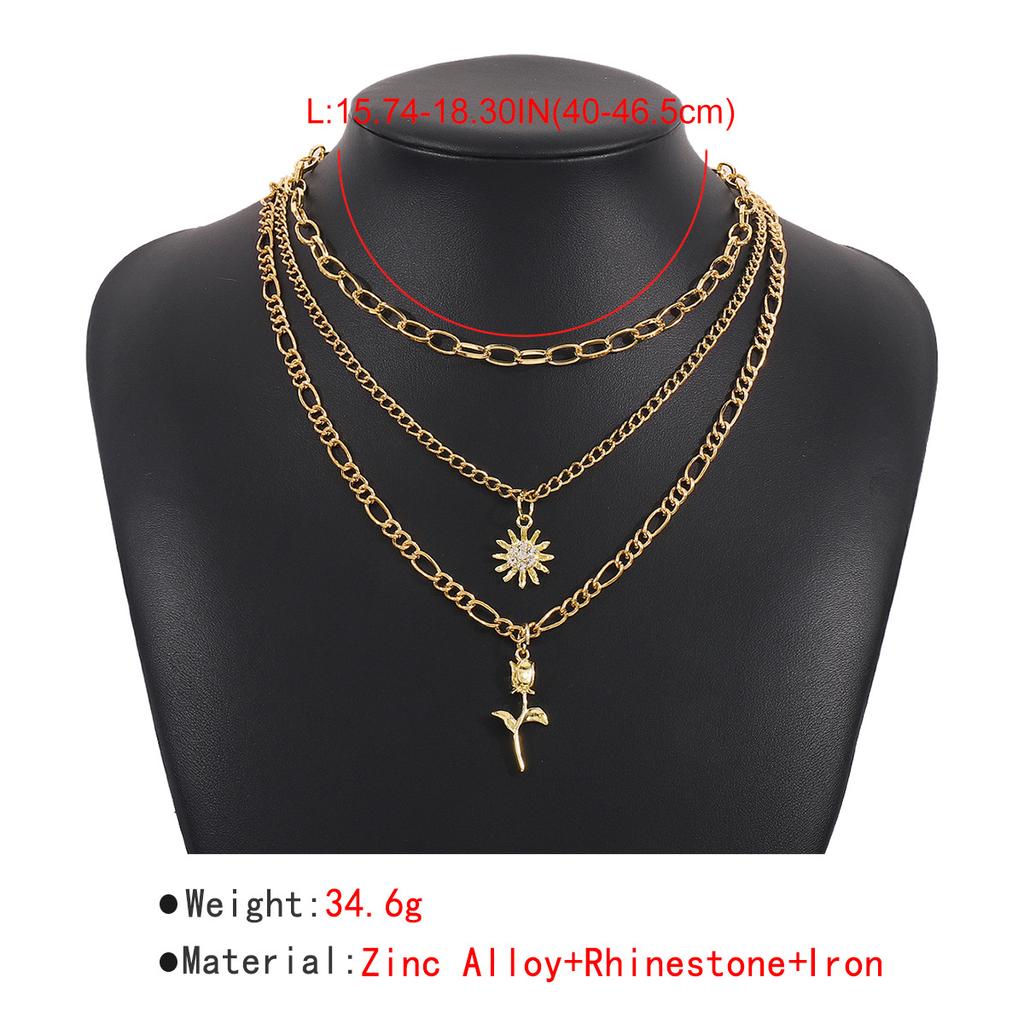 Women European Exaggerated Long Choker Oil Dripping Heart Butterfly Snake Element Jewelry Punk Hip Hop Layered Necklace