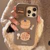 Веселые и милые вафли Подходят для чехла для мобильного телефона Apple 16 17promax Нишевый Iphone14 Трехмерный 13