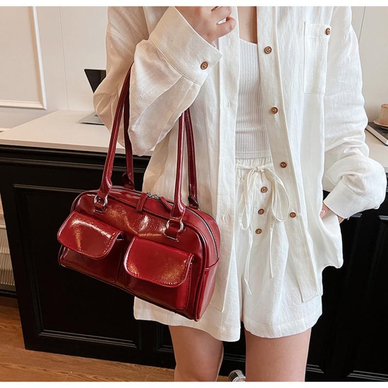 Сумка для боулинга Нишевая Бостонская Одноплечевая Сумка-тоут Подмышечная Сумка