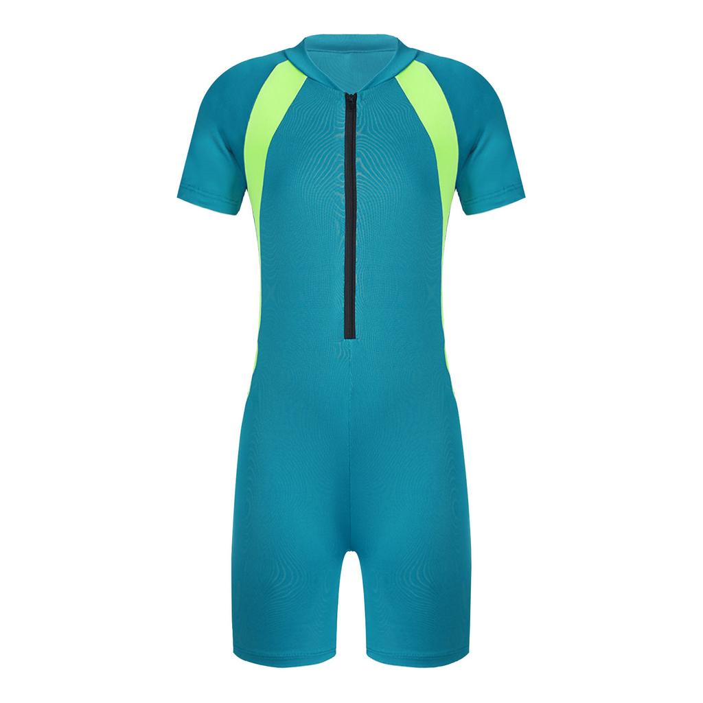 Гидрокостюм, короткий купальник, детский эластичный костюм для дайвинга для девочек, купальник, комбинезон для серфинга, рашгард