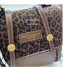 Women's Versatile Leopard Print Backpack - Fashionable Single Shoulder or Crossbody Bag