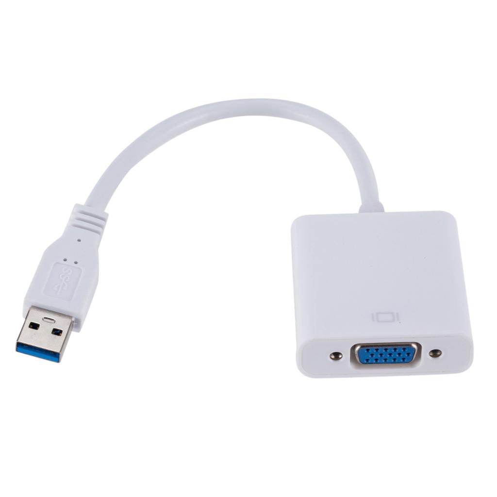 Адаптер USB3.0 к VGA USB к VGA Внешняя видеокарта VGA-конвертер для настольного ноутбука ПК для монитора