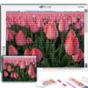 5D Diamond Painting Tulips Mosaic DIY Diamond Embroidery Rhinestone Home Decoration
