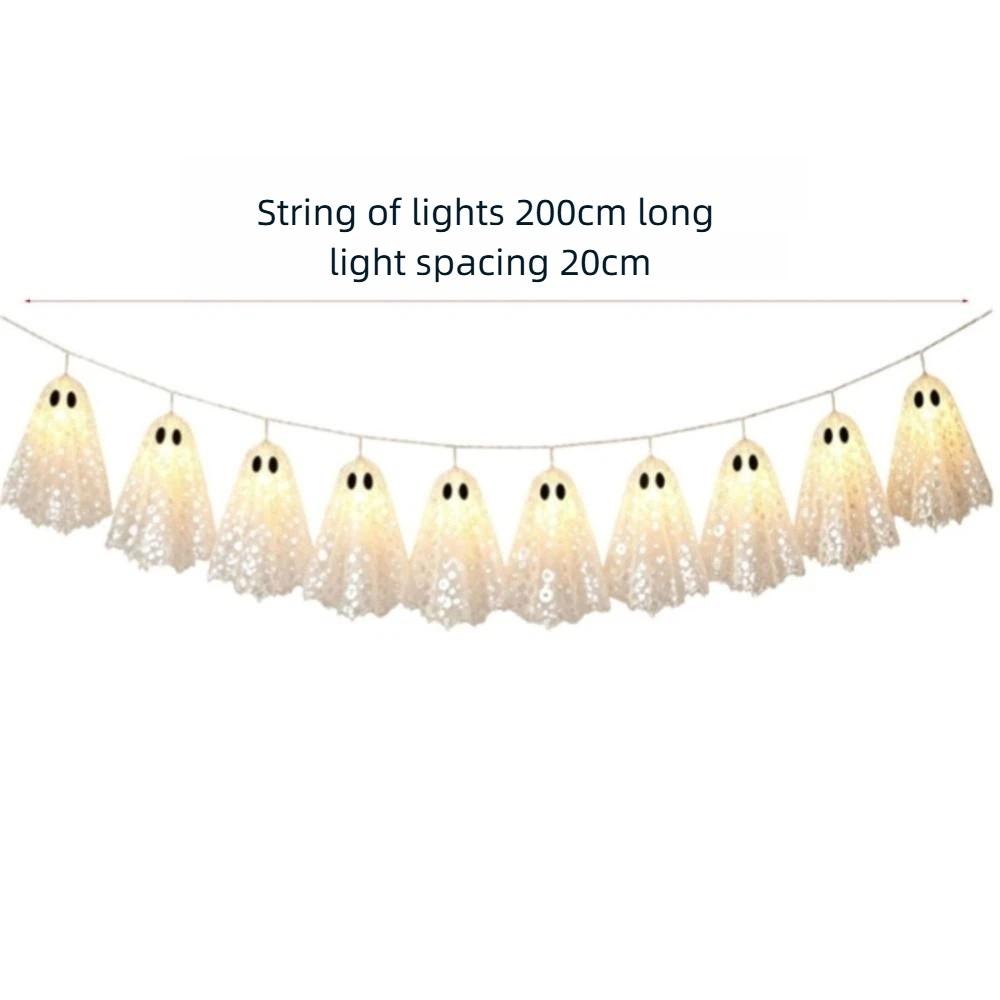 10 LED Lights Halloween Hanging Lights 2m Length Halloween Spirit Light Holiday Decoration