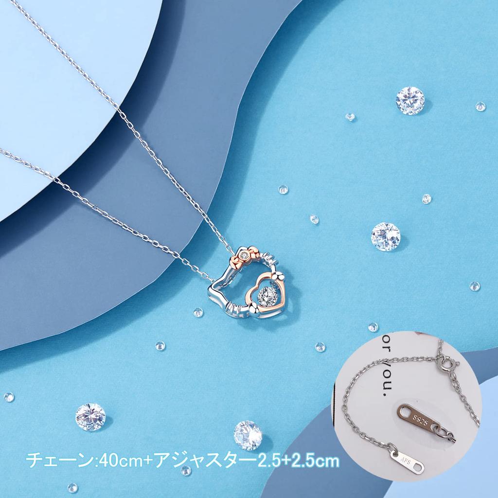 Z.Angie Hello Kitty Necklace Women's Accessories Sterling Silver 925 Platinum