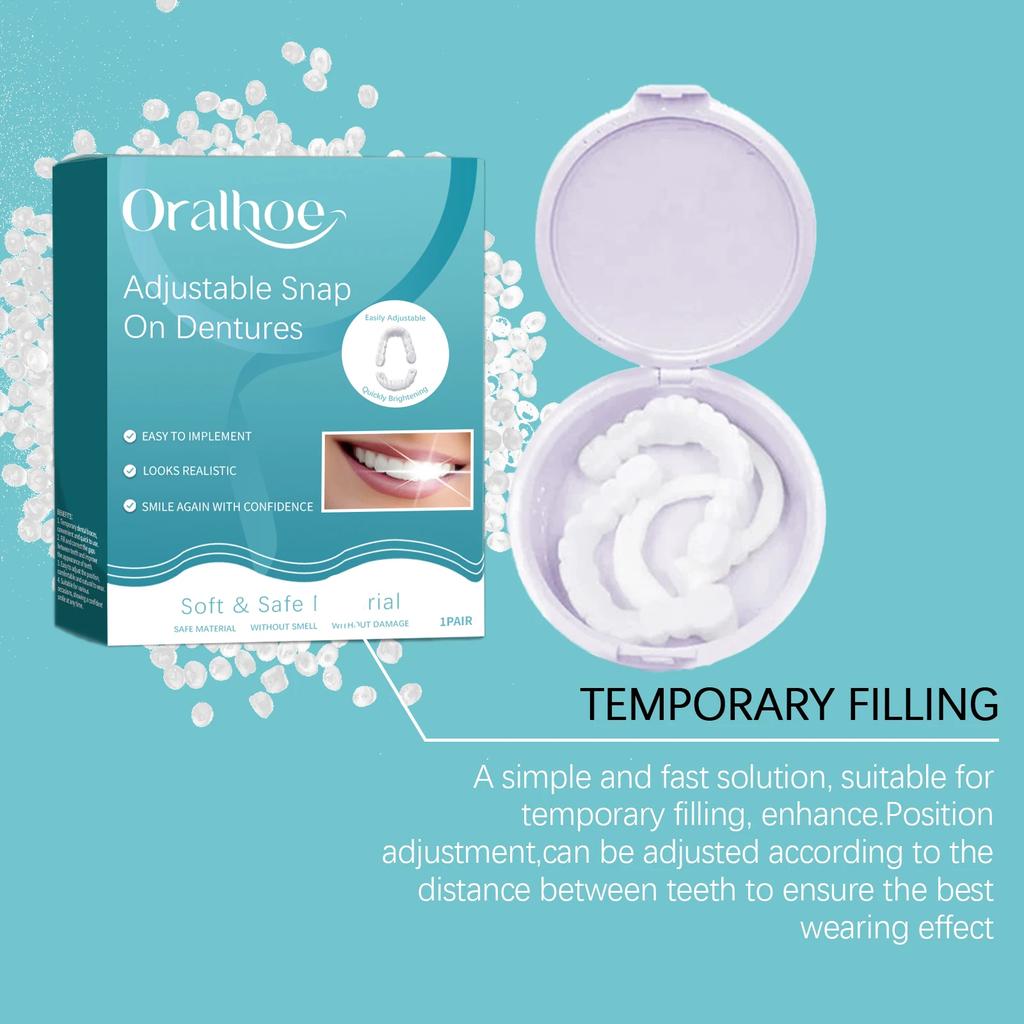 Идеально подходящие виниры для зубов Отбеливающие накладные зубы Силиконовый набор Удобные виниры для улыбки Ремонт отсутствующих Модифицированных зубов Комплект зубных протезов