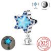 Copper Blue Ocean Series Beaded Charms Pendant Fit For The Brand'S Diy Bracelet Women Jewelry Girlfriend Gifts