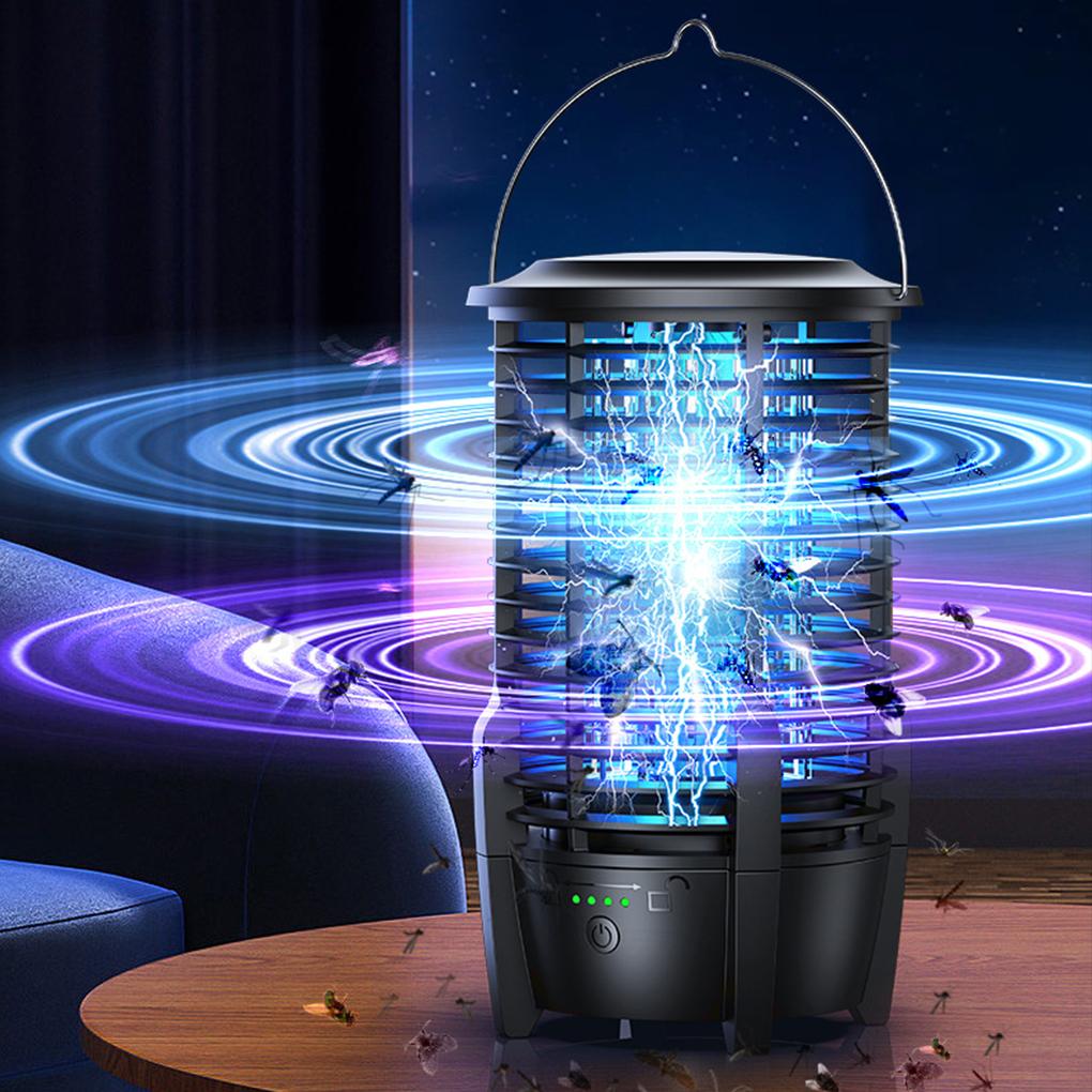 Эффективная лампа от комаров Мгновенное уничтожение Технология электросети Отпугиватель комаров Перезаряжаемые мухи