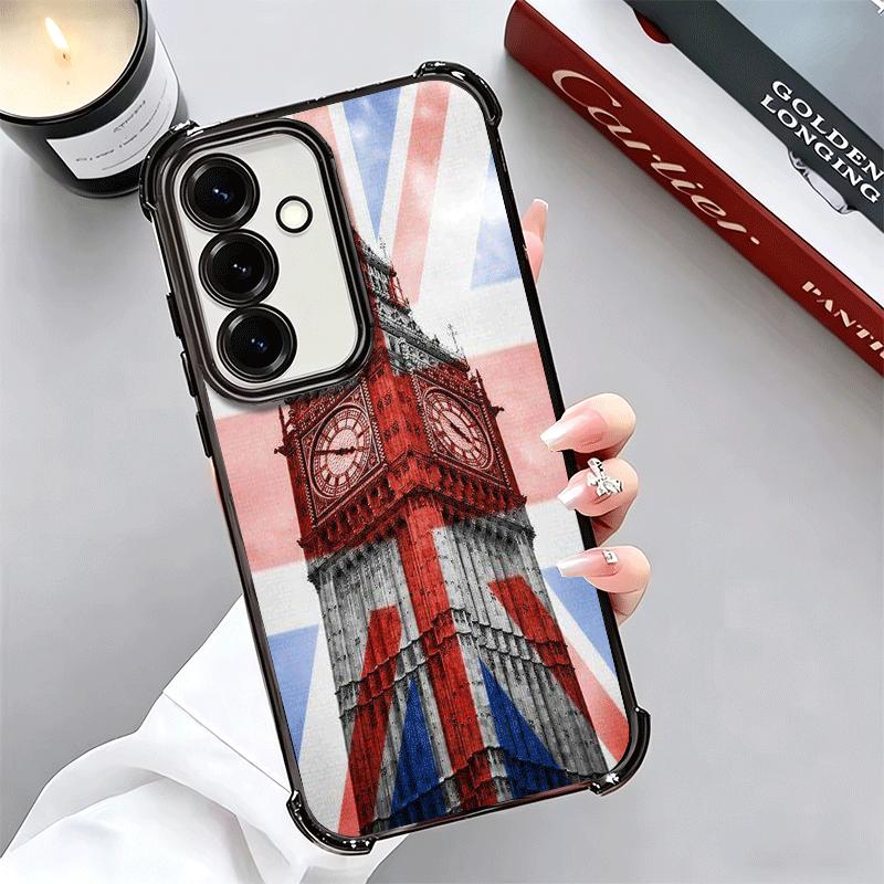 Флаг Великобритании Union Jack Англия Мягкий чехол для телефона для Samsung A17 A27 A07 A37 A57 A16 A56 A15 A55 A14 A54 A13 A53 A26 A36 A25 A35 A24 A