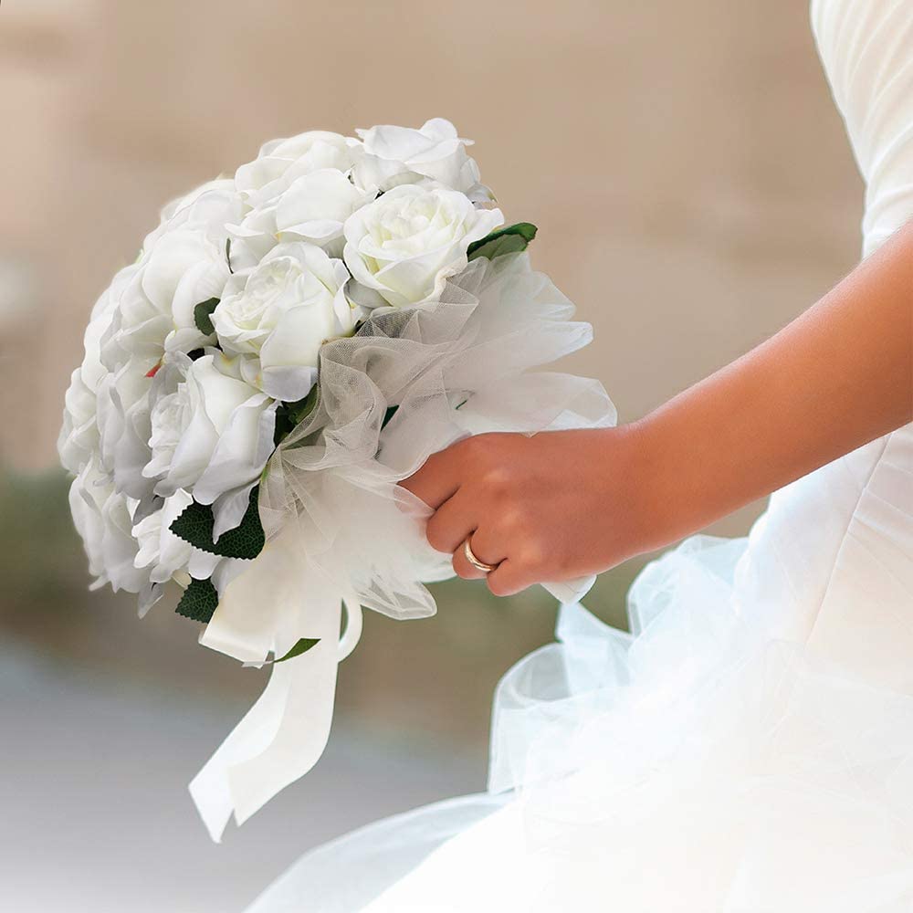 Yannew 5 шт. бархатные искусственные розы с длинным стеблем, красные подарочные розы на День святого Валентина для свадебных букетов своими руками, домашний декор для комнаты