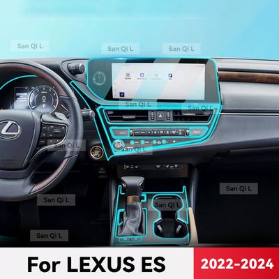 Прозрачный ТПУ для LEXUS ES 2024 Центральная консоль автомобиля, панель мультимедиа, навигация, защитная пленка от царапин, салонная пленка
