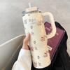 High-Capacity 316 Stainless Steel Insulated Straw Cup with Handle - Stylish New 2026 Design for Women