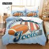 Футбольный комплект постельного белья Спортивный комплект постельного белья для мальчиков Пододеяльник King Quilt Cover Пододеяльник для молодежи Детский комплект постельного белья с двуспальной кроватью