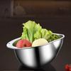 Commercial Stainless Steel Rice Strainer Bowl | Heavy Duty Multi-Use Colander for Rice/Fruits/Veg