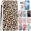 Чехол-кошелек i17e/i17Pro Max для iPhone17 Pro Max Air iPhone 17e 16e 15 14 13 12 Pro Max с леопардовым принтом, кожаная обложка