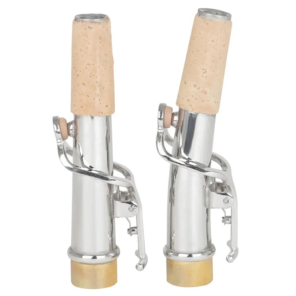 IRIN 2Pcs Bb Soprano Saxophone Neck Brass Sax Curved Neck Straight Neck Professional Woodwind Instrument Parts & Accessories