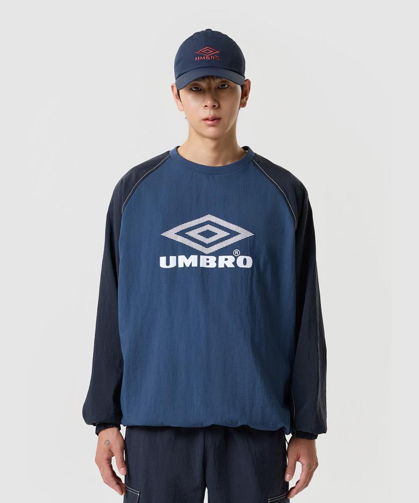 Umbro Crispy Taslan с длинным рукавом, цвет Piste Navy, артикул Ur324Cwt92 (Тип)
