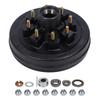 7000lbs Trailer Brake Drum 12 X 2in 8 On 6.5in Metal High Strength Brake Hub Drum for 7000lbs