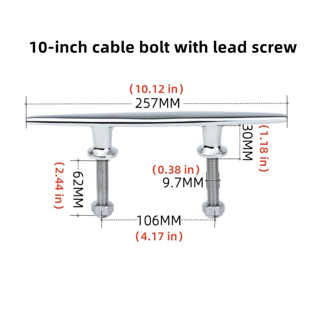Такелажная гайка с проволочным прутком 316 нержавеющая сталь морская фурнитура яхтенные принадлежности бараний рог скоростной катер такелажная гайка кнехт