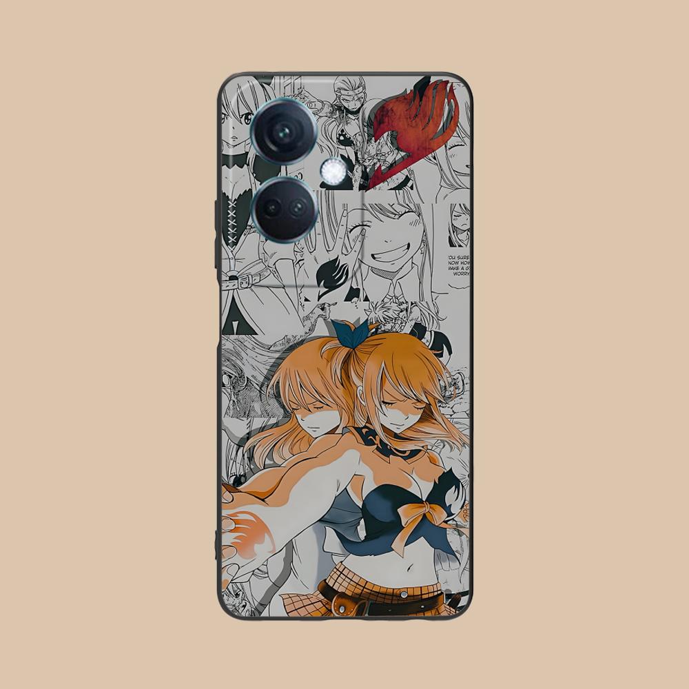 Чехол для мобильного телефона Fairy Tail Люси для OPPO Reno 14 13 12 11 10 9 8 7 6 5 F T Pro 5G Цветной Печатный Чехол Смартфона Роскошный