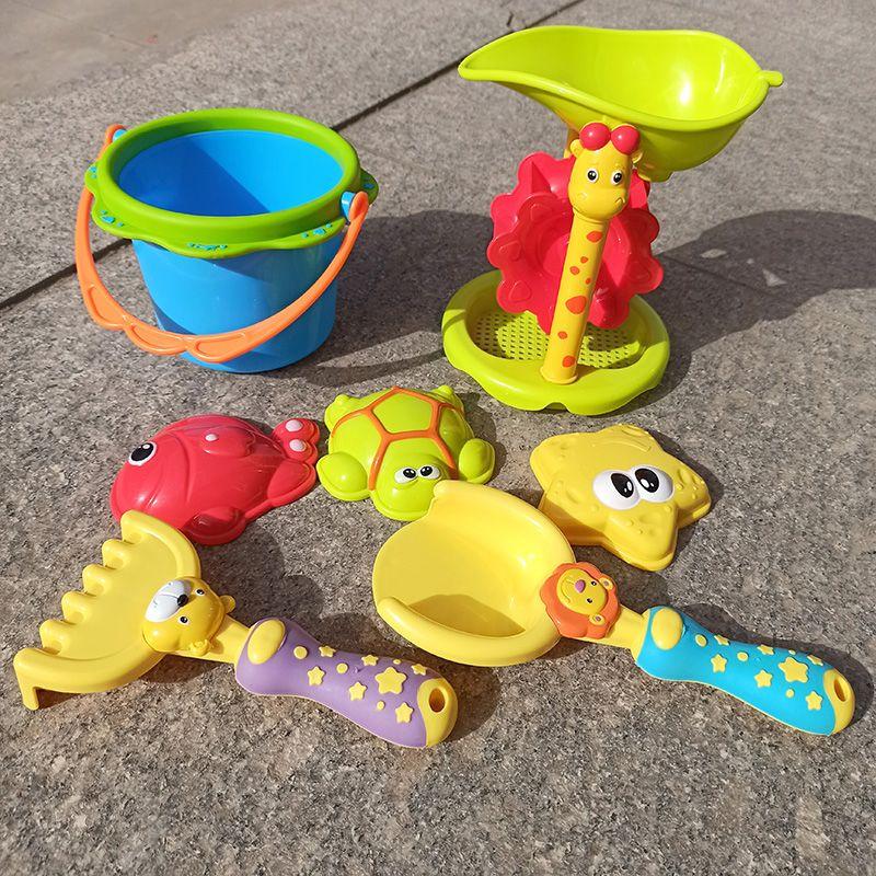 Детский пляжный игрушечный костюм лопата ведро игра с землей детский инструмент для копания песка песок мальчики и девочки морской край сокровища