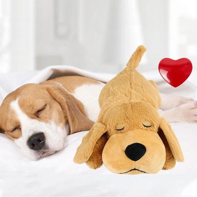 Pet Heartbeat Puppy Поведенческая дрессировка собак Плюшевая игрушка для домашних животных Удобная игрушка для обнимашек, снятия беспокойства, помощь во сне, кукла, прочные товары для домашних животных