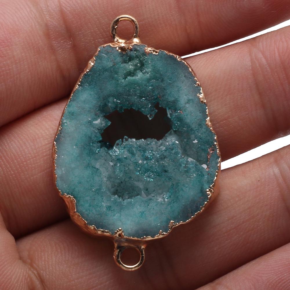 Агат в оправе для изготовления браслетов подвесок