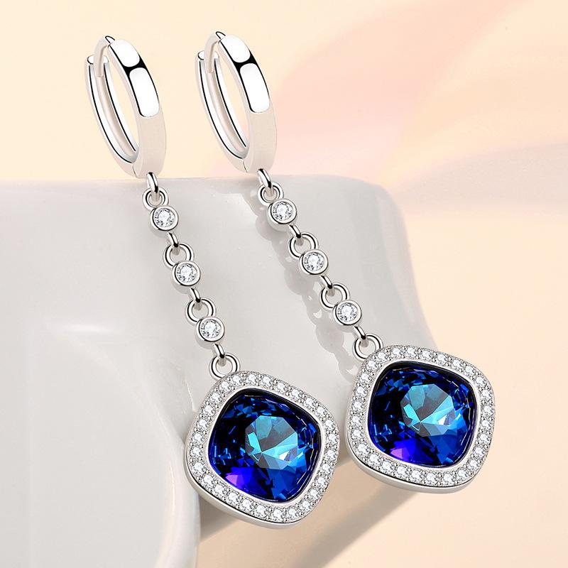 Lindon Zircon Copper Alloy Earrings Drop Earrings For Women Wedding Party Gifts