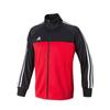 Casual Striped Jacket Unisex Jackets Black Red TR60J1-BR
