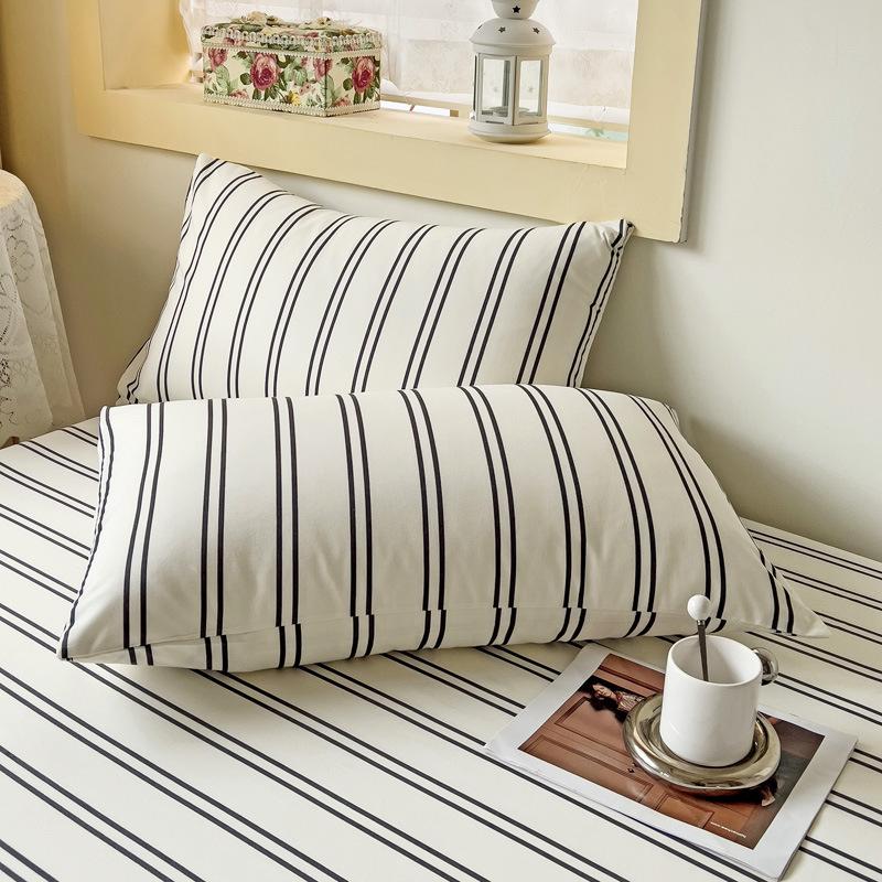 Простой потертый полосатый матрас цельный стиранный хлопок нескользящий фиксированный наматрасник покрывало для кровати защита от пыли матраса Simmons