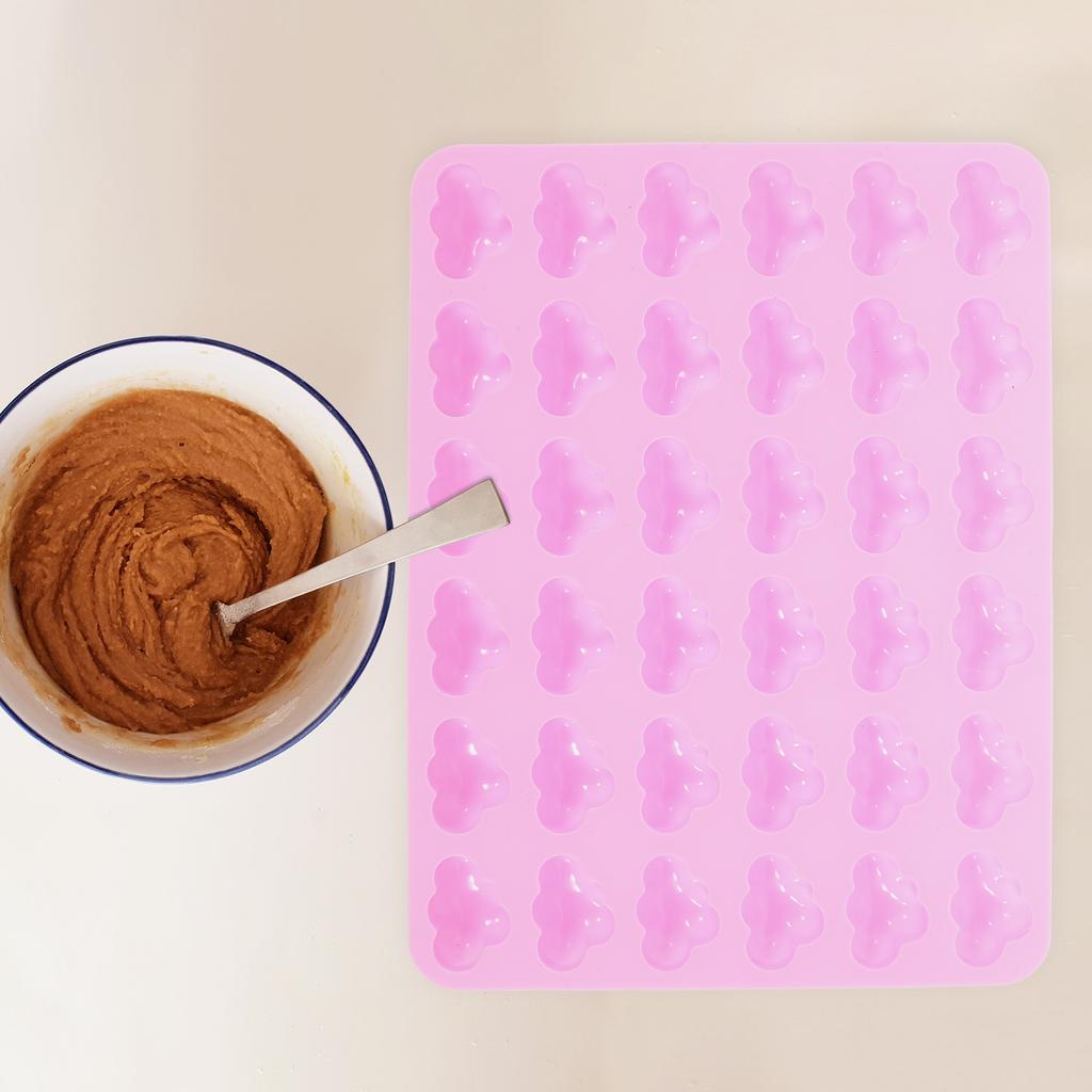 Облако Силиконовая форма Форма Конфеты Сладости Формы для заморозки Дубайский шоколад Четыре формы Мини-батончики Бытовая техника Желе Прекрасный поднос