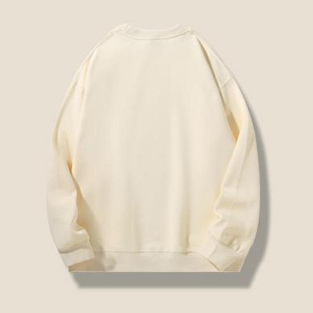 Мужские толстовки на подкладке Премиальные толстовки из флиса большой плотности Пуловеры Толстые термотолстовки