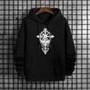 Ancient Raven Mens Hoodies Urban Streetwear 2025 New Fashion Hip Hop Hooded Sweatshirt Male Trendy Casual Hoody Autumn Winter