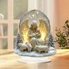 2D Angel Nativity Scene Table Sign 6.7x7.8inch Waterproof Desk Ornament
