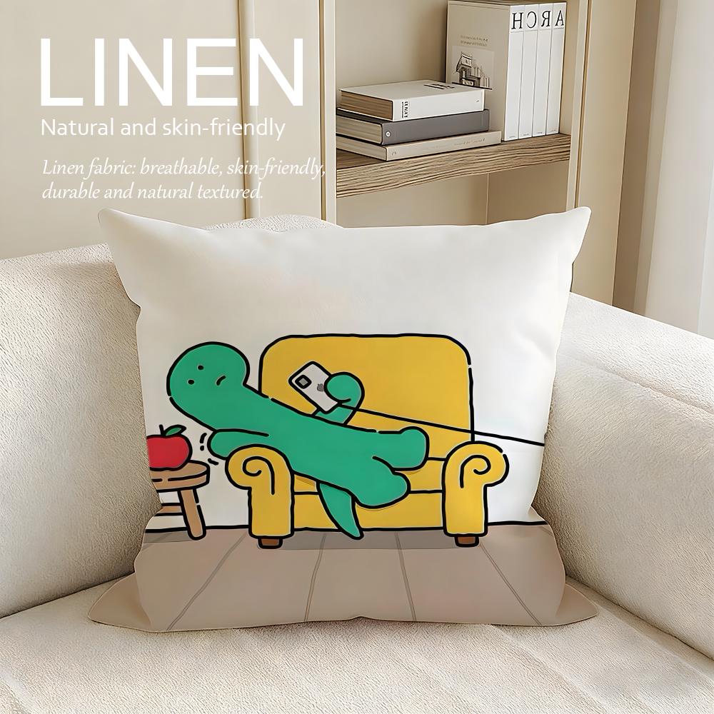 Cute Cute Anime JJOGUMAN Cushion Cover Pillowcase Set Pcs x x Breathable Washable Sofa Cushion Cover