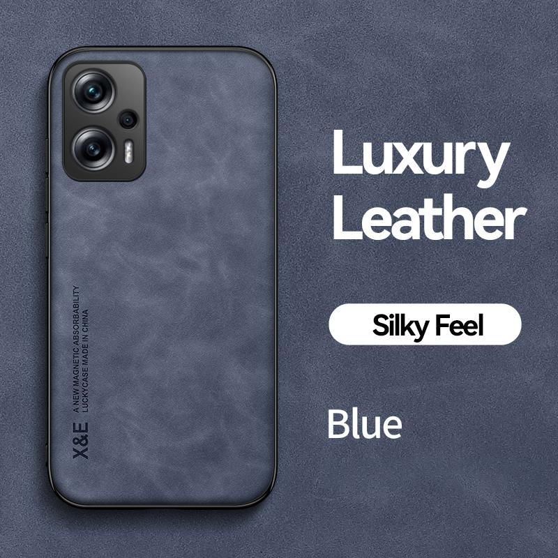 Для Xiaomi Poco X4 GT 5G Чехол Роскошный Автомобильный Магнитный Держатель Чехол для Телефона Для Poko Little X4GT X 4 GT 5G Мягкий Бампер Кожаная Задняя Крышка