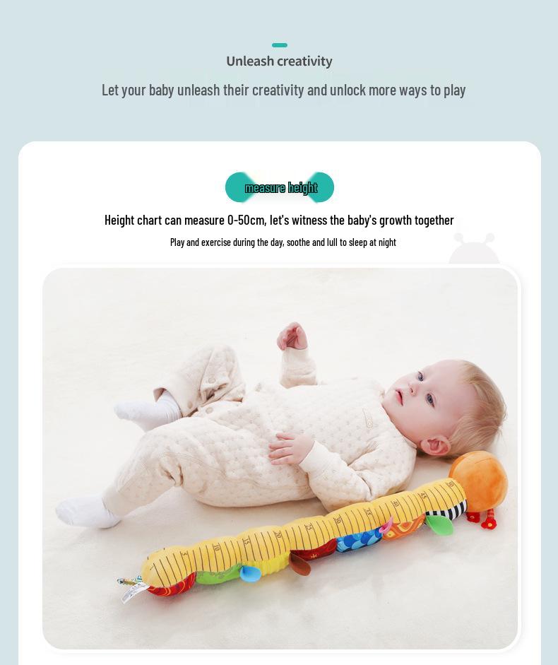 Sozzy Musical Crinkle Plush Doll for Newborns and Infants (0-3 Years)