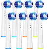 8Pcs Replacement Brush Heads for Oral B Toothbrush Brush Heads Oral B 7000/Pro 1000/9600/ 500/3000/8000