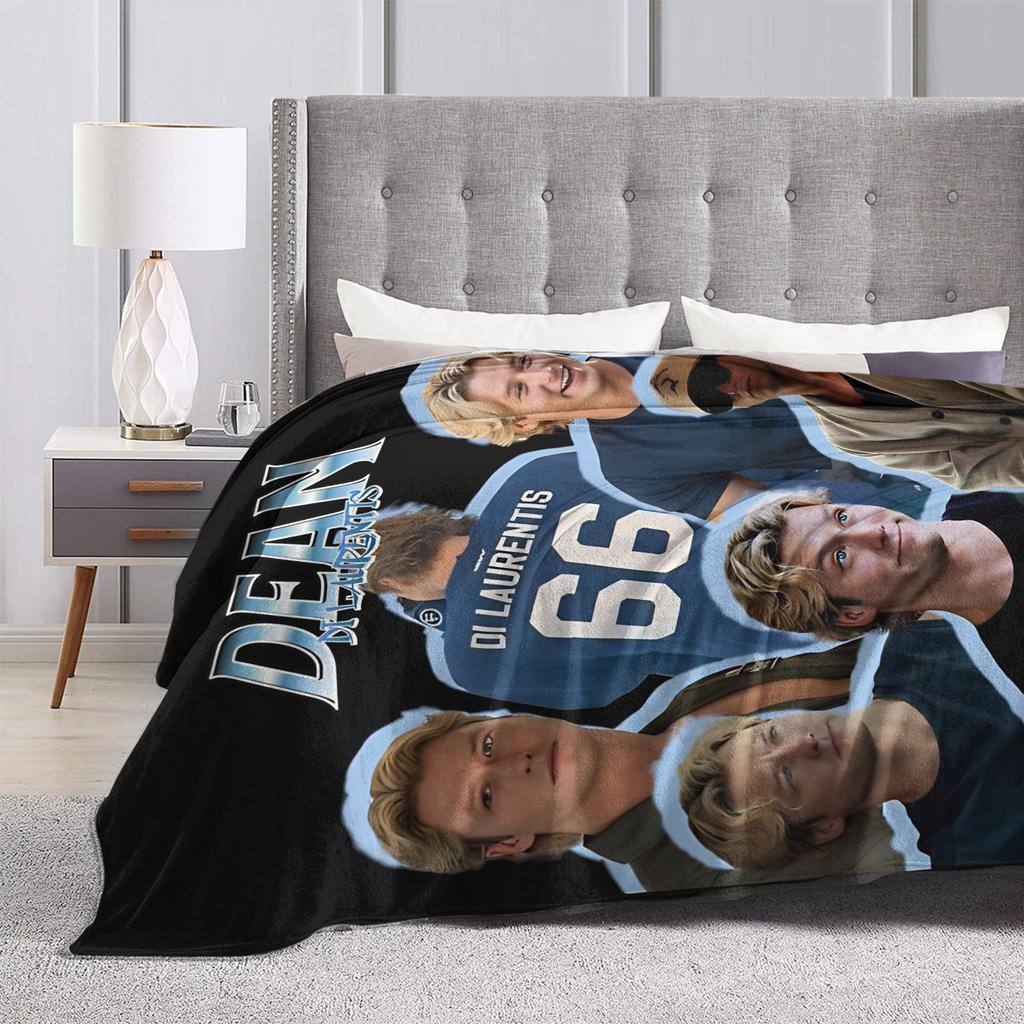 Dean Di Laurentis Off Campus Blanket Fleece Ultra-Soft Throw Blankets for Airplane Travel Bedroom Quilt