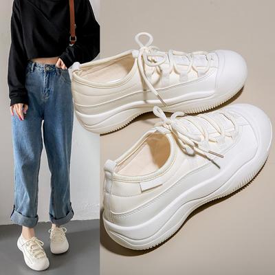 Женские повседневные массивные кроссовки на платформе, легкие дышащие прогулочные туфли, противоскользящие удобные удобные теннисные кроссовки на шнуровке для женщин, кроссовки для бега