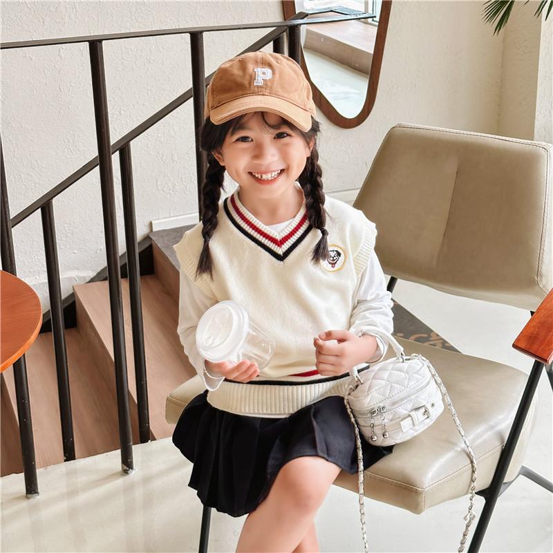 Stylish Mini Childrens Handheld Crossbody Lipstick Bag In Chic Geometric Patterns For Kids