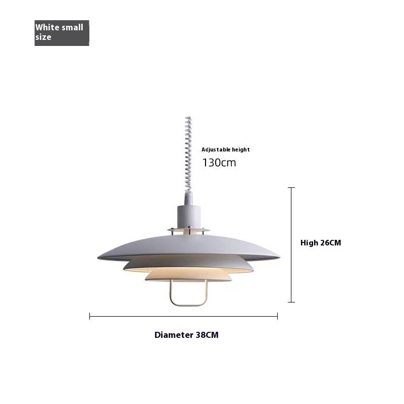Nordic Danish Primus дизайнерская гостиная ресторан бар многослойная круглая люстра foul с подвижным подъемным механизмом PH