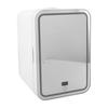 Portable Mirrored Beauty Fridge With Lighting 8L Mini Fridge Skin Care Makeup Storage with Mirror