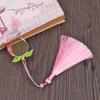 New Stationery Hollow Chinese Style Pendant Tassel Pagination Mark Book Clip Painted Brass Bookmark