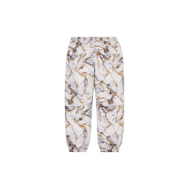 Supreme Marble Track Pants 'White Gold Black' Men's SUP-FW20-077