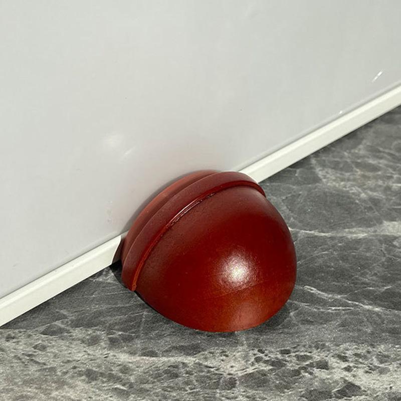 Деревянная дверная защелка, предотвращающая столкновение, бесшумный клейкий дверной упор, бампер, напольное крепление