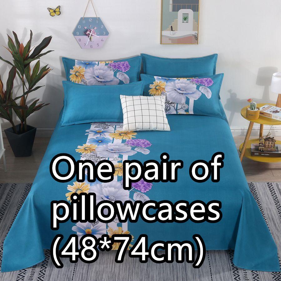 Постельное белье из мягкой ткани с цветочным рисунком для всех сезонов - Доступно в размерах для двуспальной и односпальной кровати